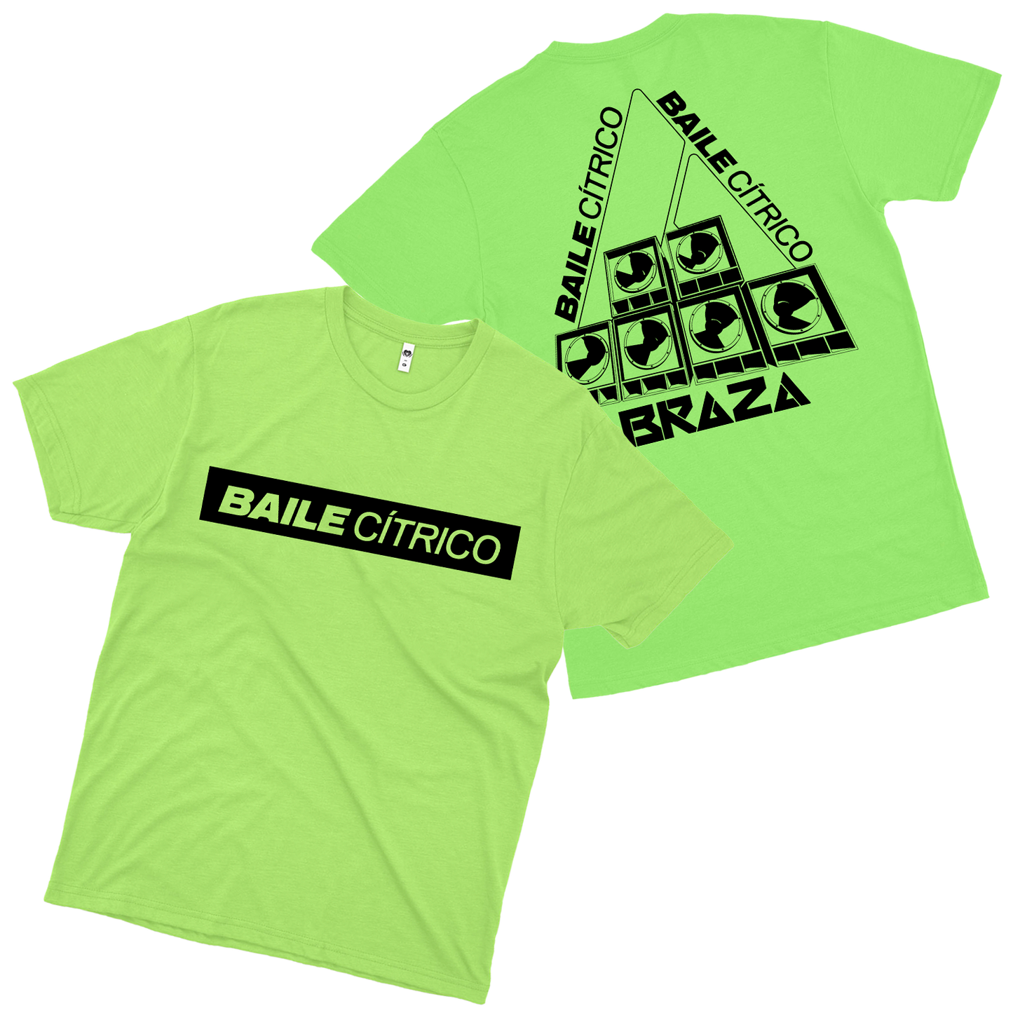 Braza (Camiseta Verde Neon) - Baile Cítrico