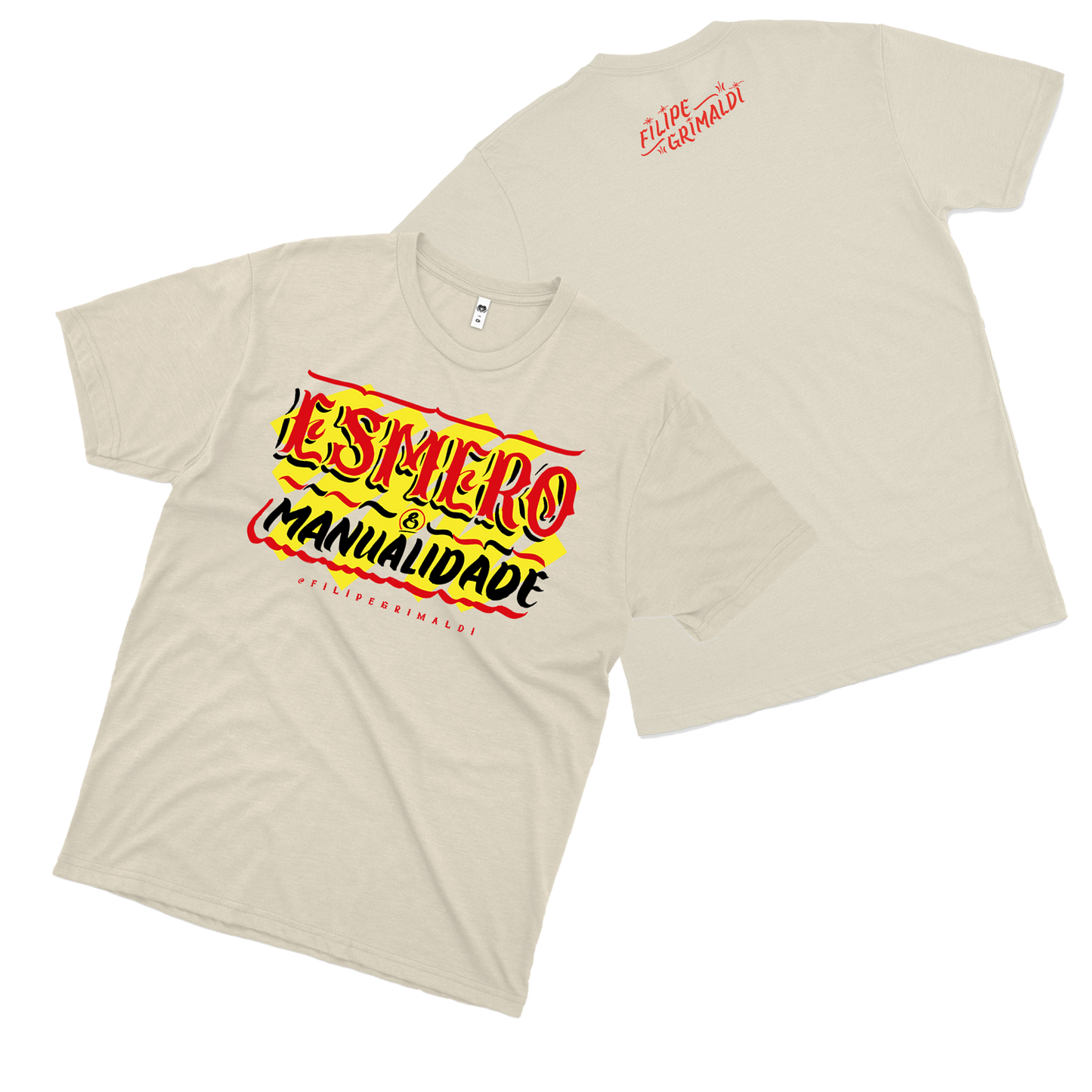 Filipe Grimaldi (Camiseta Off White) - Esmero e Manualidade