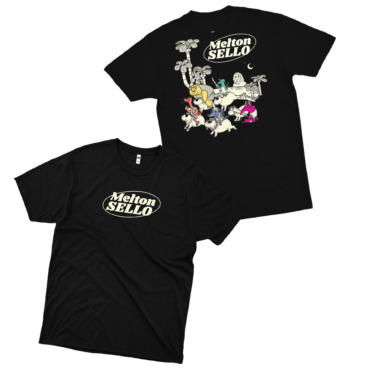 Melton Sello (Camiseta Preta) - Opa