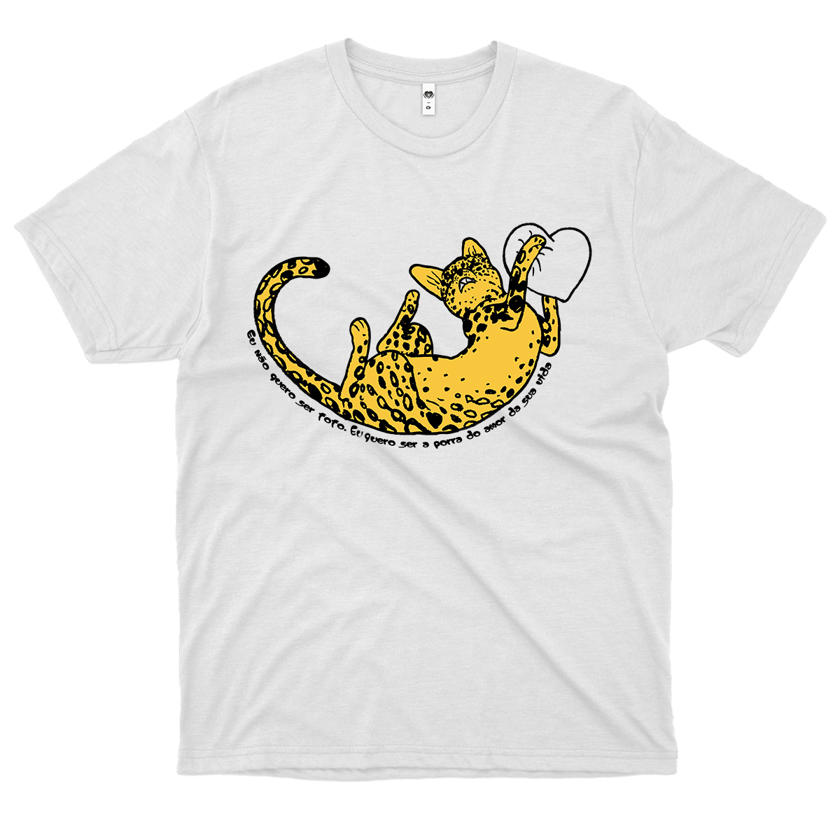 Chico César (Camiseta Branca) -Gato Coração
