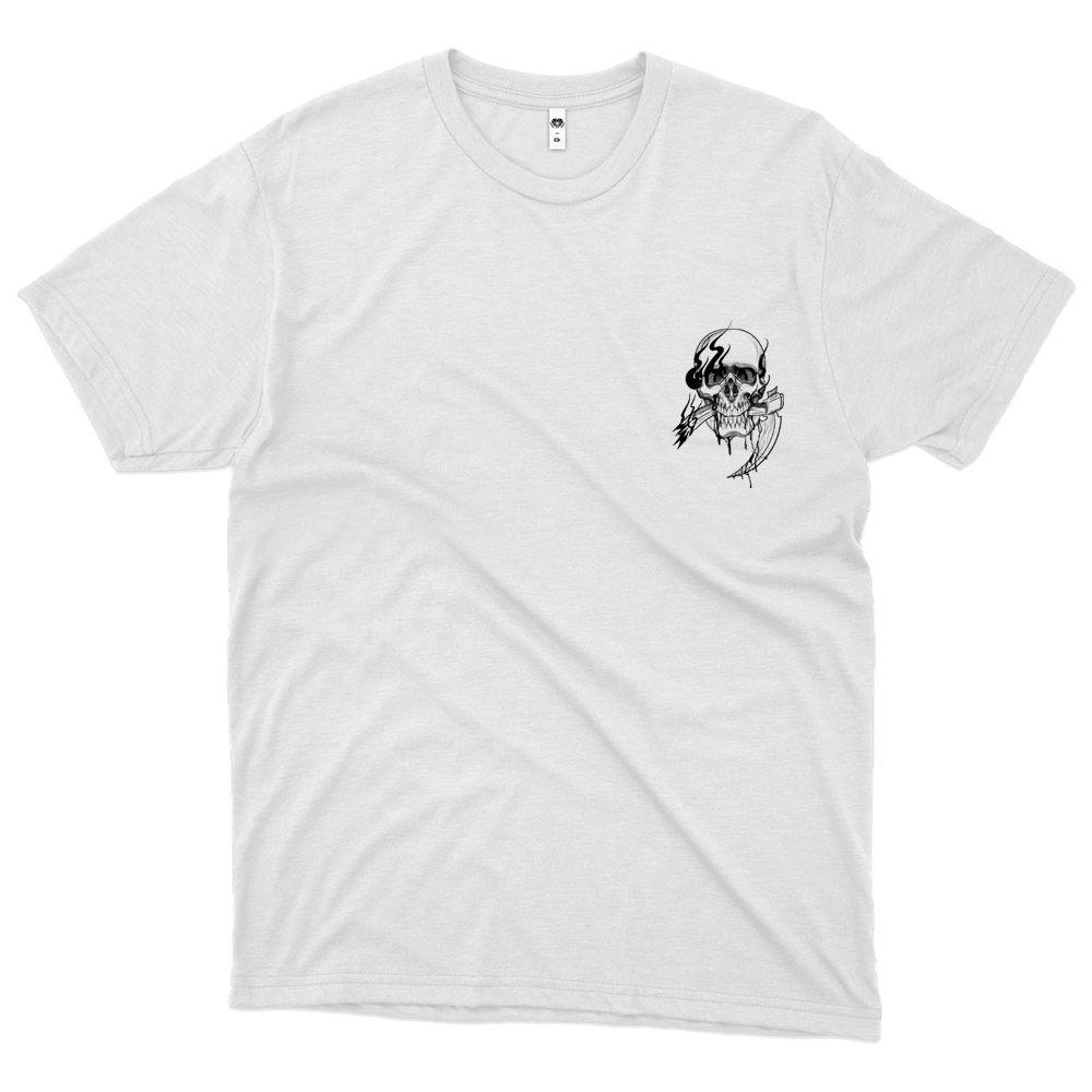 Enikmos (Camiseta Branca) - Skull Temple