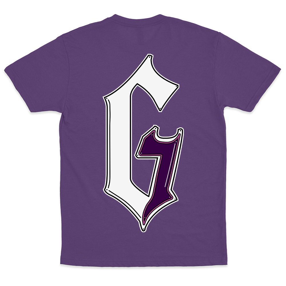 Gibber (Camiseta Roxa) - Logo Pequeno