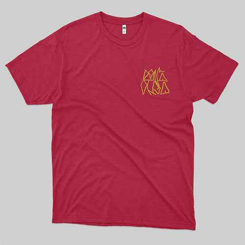 Dona Olga (Camiseta Vermelha) - Dona Olga Escrita Amarela