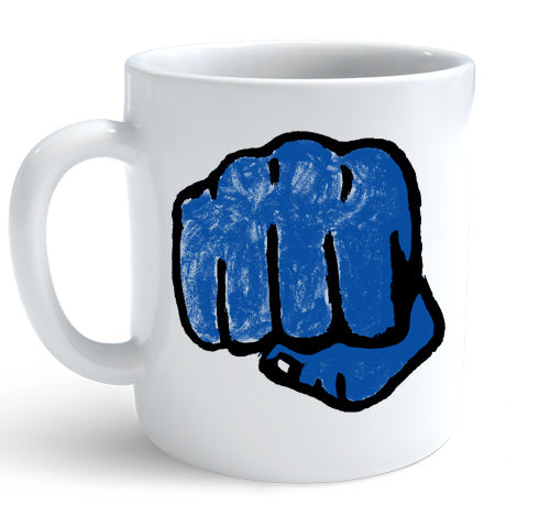 Luck Rock - Caneca Branca - Punho