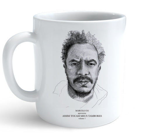 Marcelo D2 - Caneca Branca - Retrato Falado