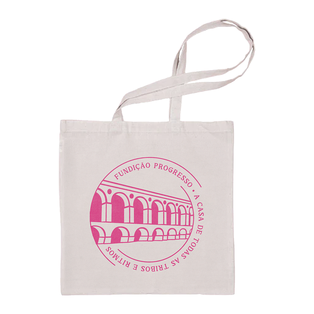 Fundição Progresso ( Tote Bag Branca) - Arcos da Lapa Rosa