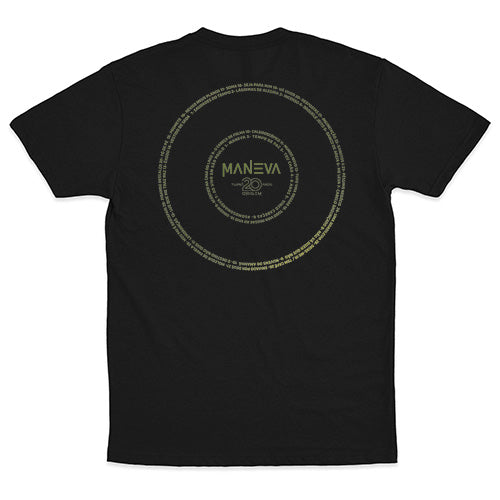 Maneva (Camiseta Preta) - Turnê 20 anos Origem