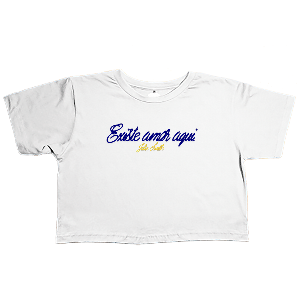 Julia Smith (Cropped Branco) - Existe Amor Aqui
