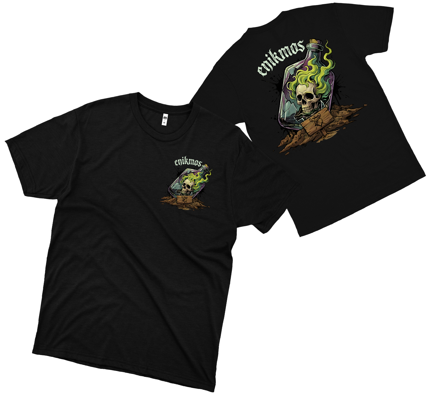 Enikmos (Camiseta Preta) - Bottle of Death