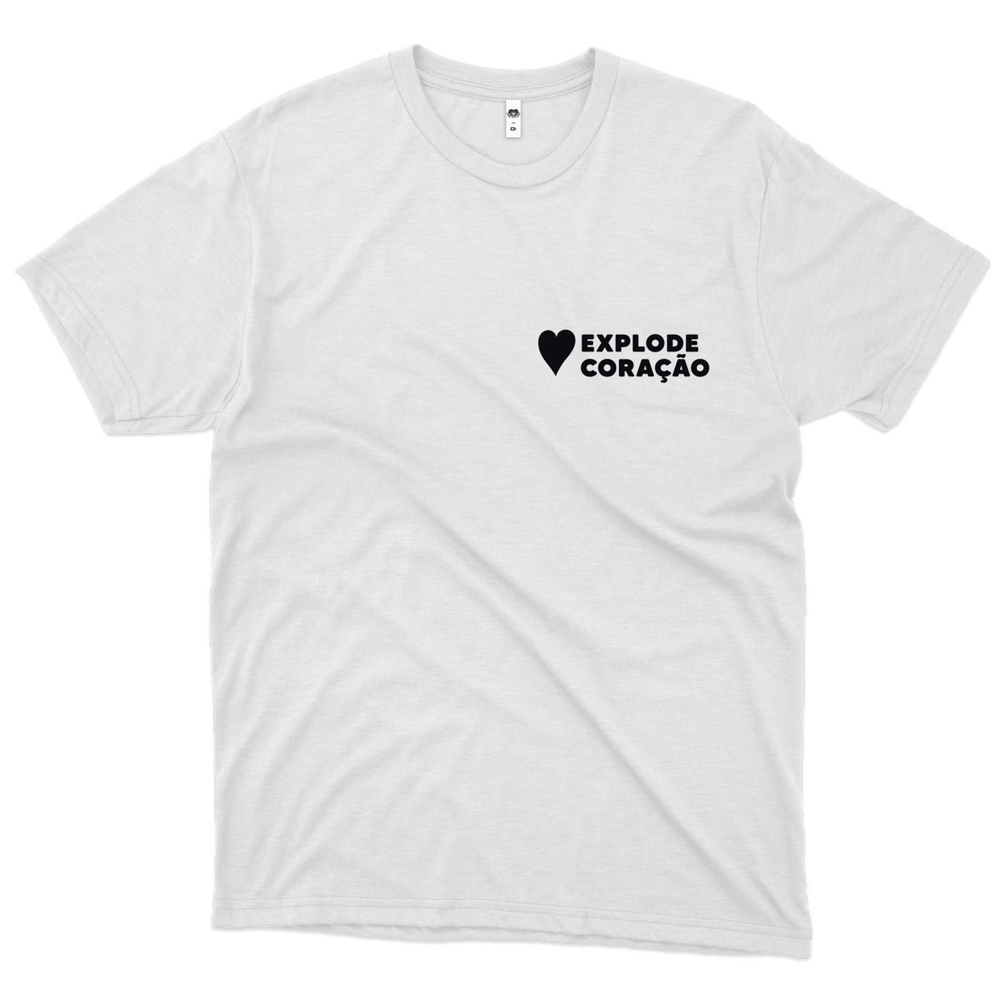 Bloco Explode Coração (Camiseta Branca) - Explode Coração