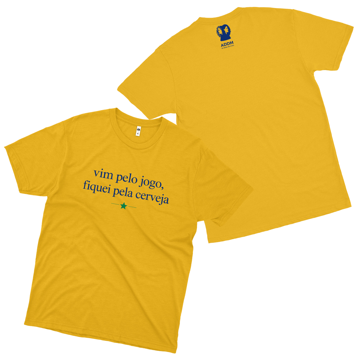 ADDM (Camiseta Amarela) - Fiquei pela Cerveja