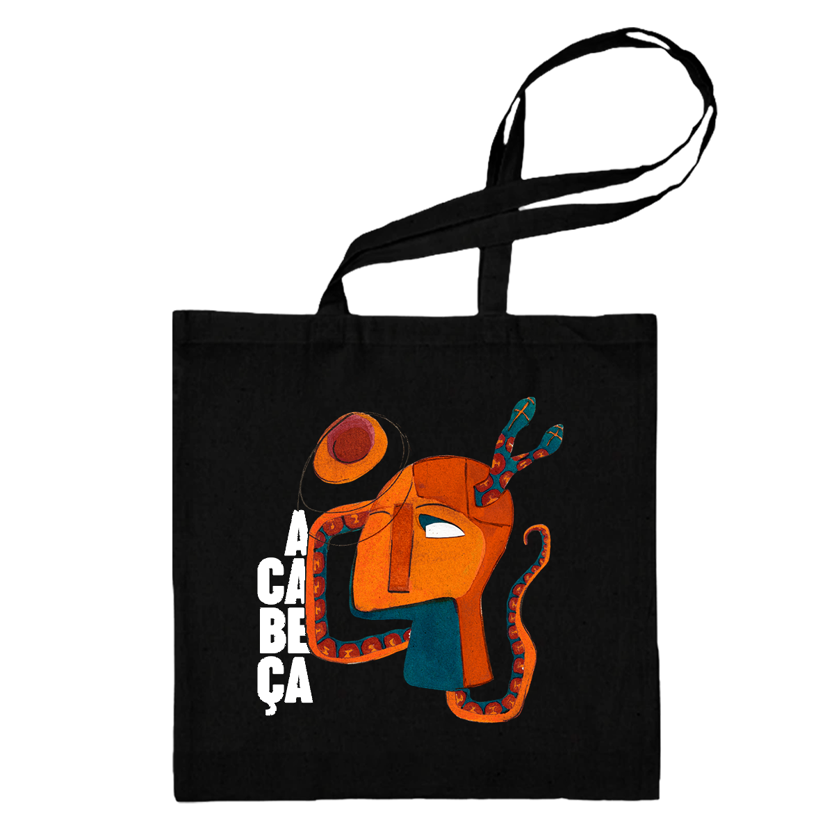 Fred Demarca (Totebag Algodão Preto) - Capa a Cabeça
