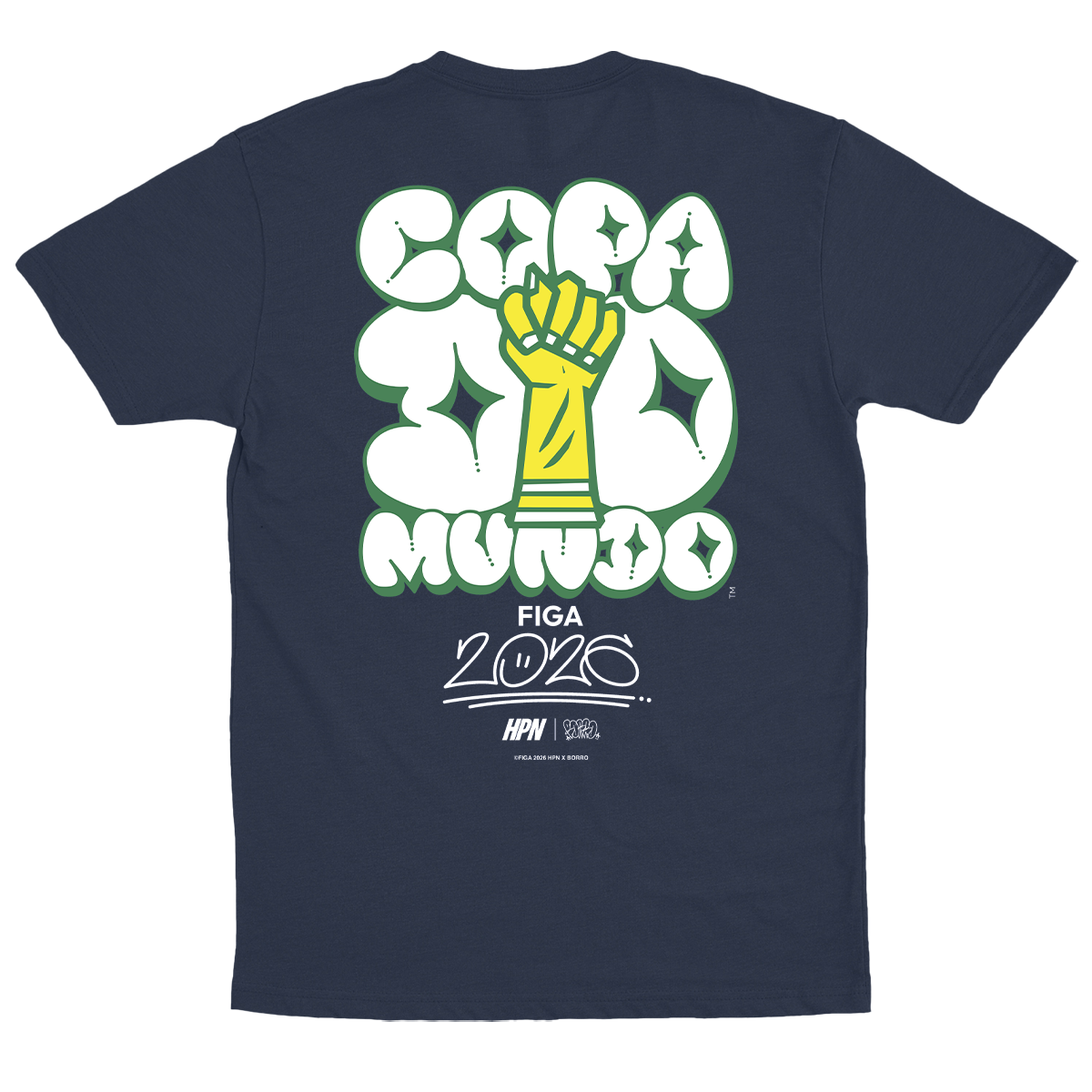 HPN (Camiseta Azul Marinho) - Copa da Figa + Poster da Copa