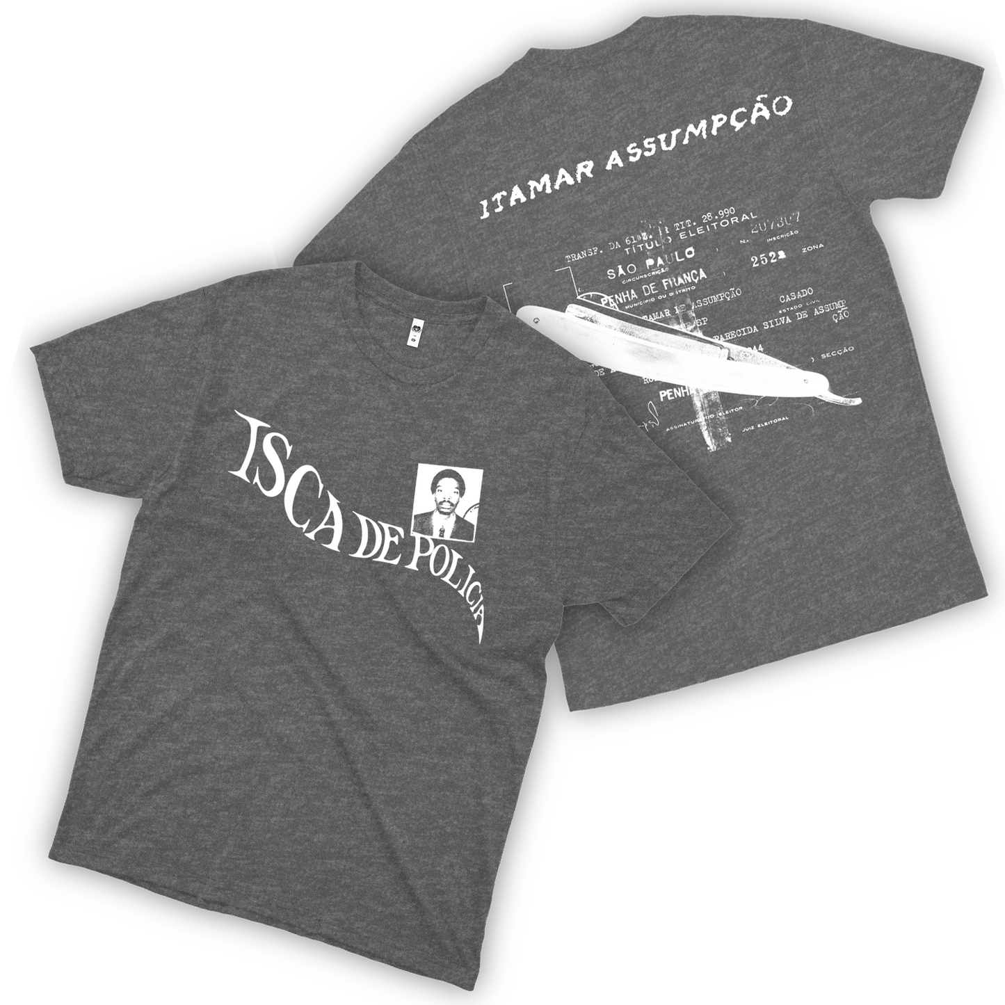 Itamar Assumpção (Camiseta Cinza Mescla) – Isca de Polícia
