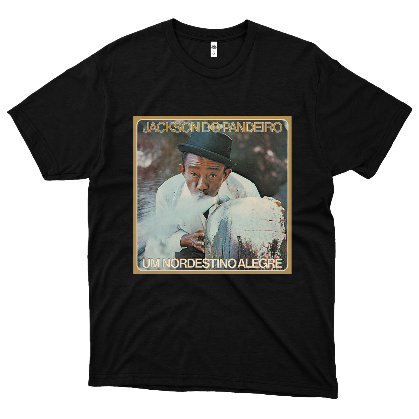 Jackson de Pandeiro (Camiseta Preta) - Um Nordestino Alegre