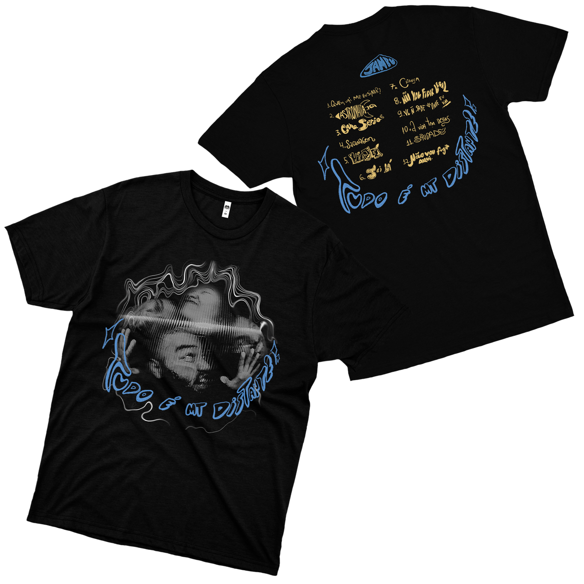 Jambu (Camiseta Preta) - Tudo é Mt Distante