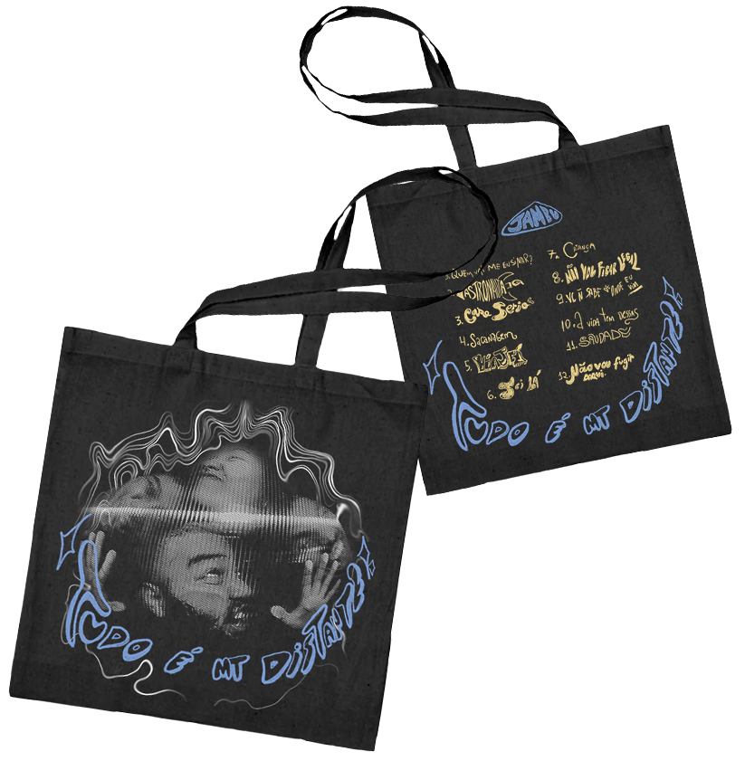 Jambu (Tote Bag Preta) - Tudo é Mt Distante