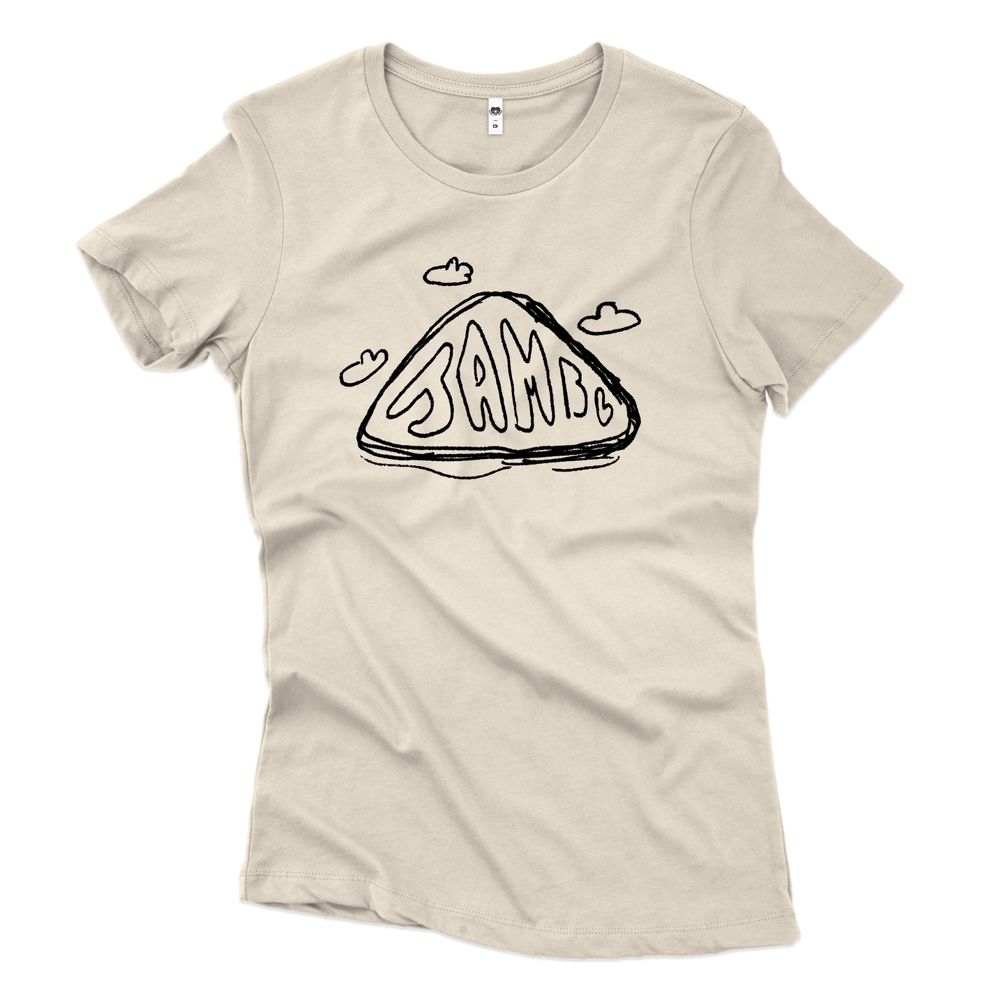 Jambu (Baby Look Branca) - Logo