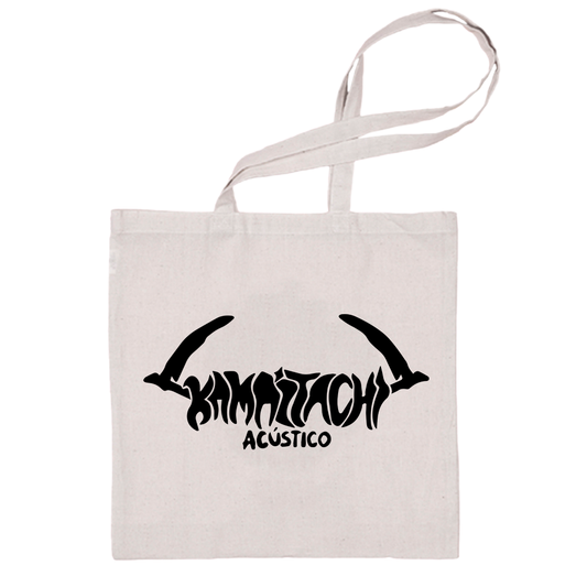 Kamatachi Acústico ( Tote Bag Algodão Cru) - Kamaitachi Acústico