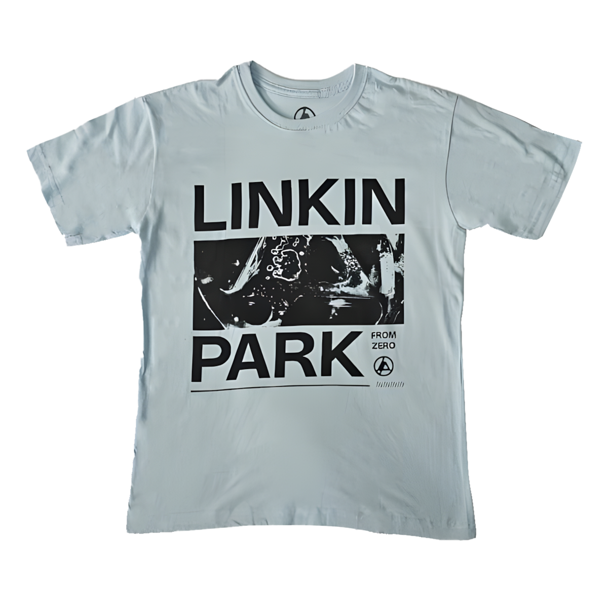 Linkin Park (Camiseta Azul) -Black Swirl