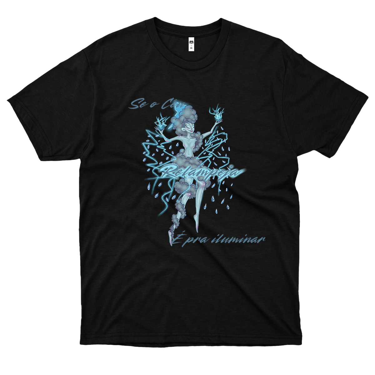 Lua Maria (Camiseta Preta) - Relempeja