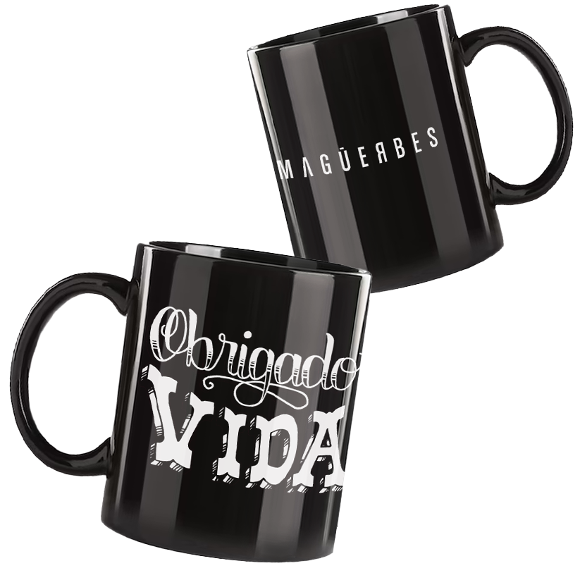 Maguerbes (Caneca Preta) - Obrigado Vida