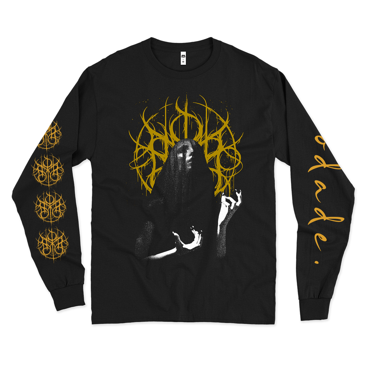 Sodade (Camiseta Manga Longa Preta) - Split
