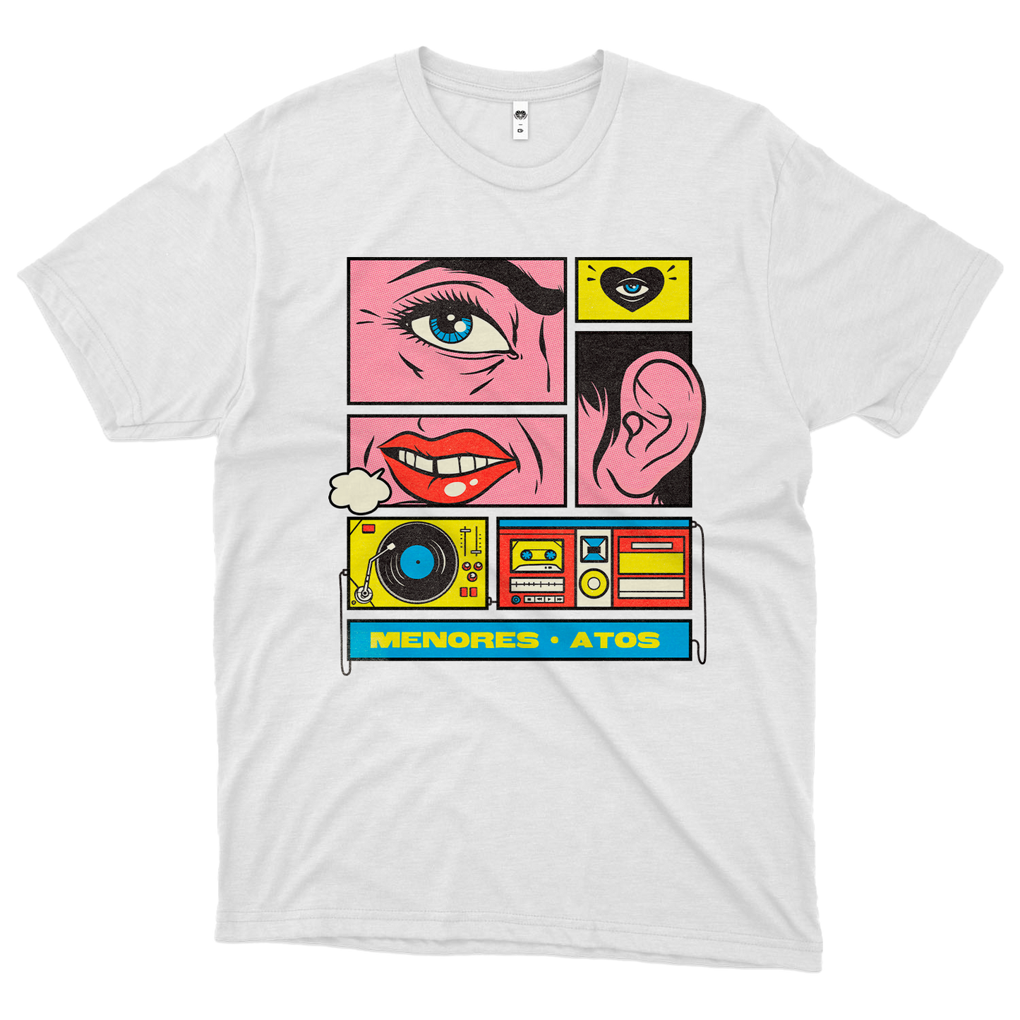 Menores Atos (Camiseta Branca) - POP