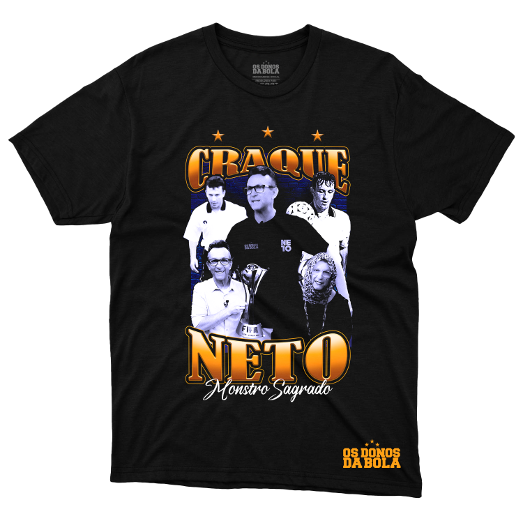 Band (Camiseta Infantil Preta) - Craque Neto