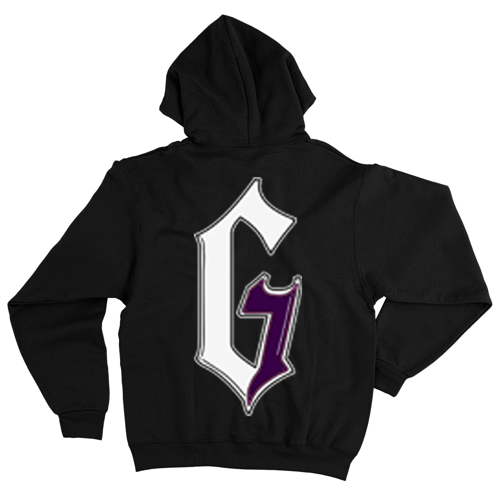 Gibber (Moletom Canguru Preto) - Logo I