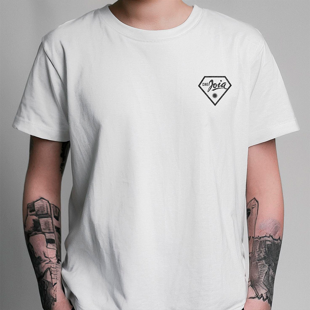 Cine Joia (Camiseta Branco) - Logo
