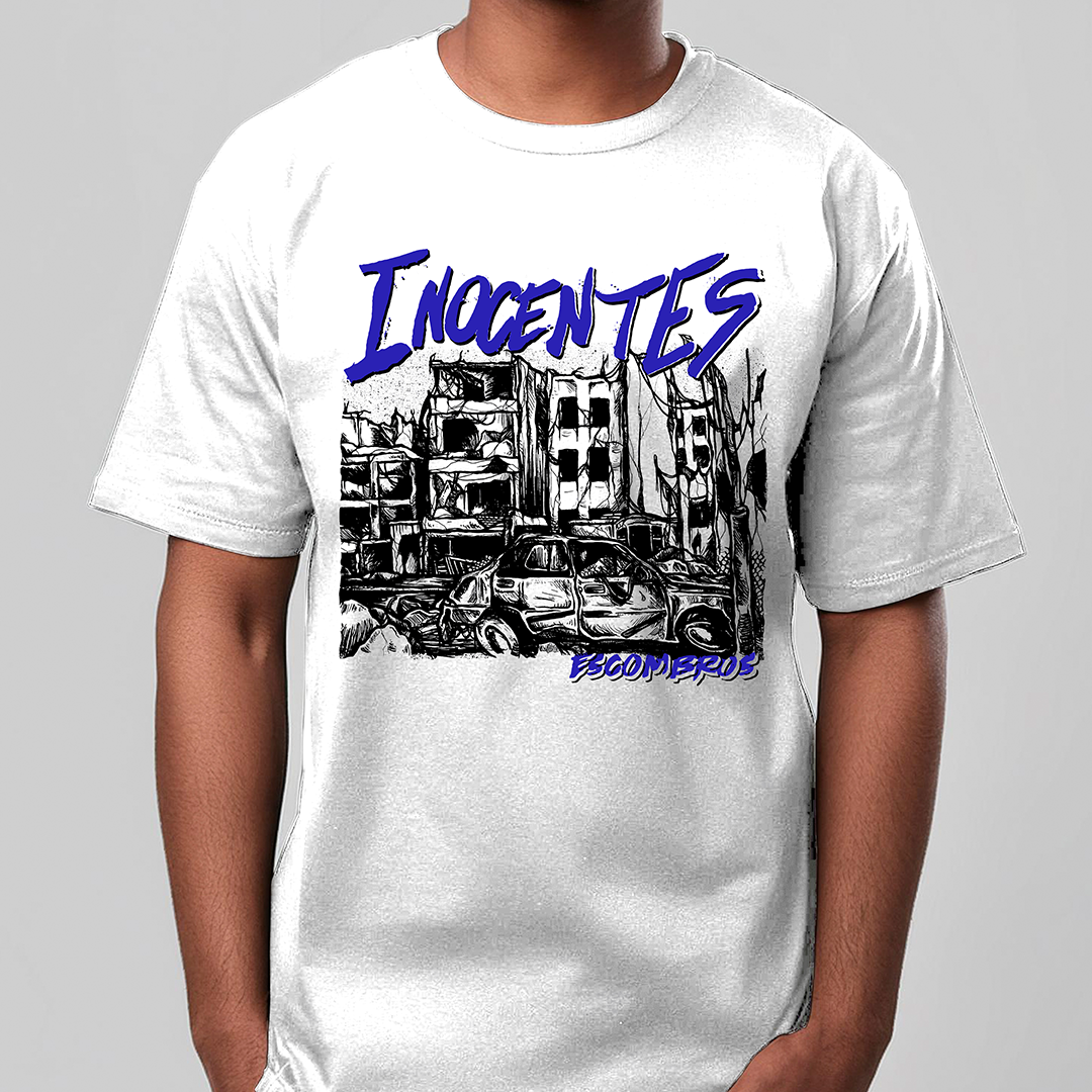 Inocentes (Camiseta Branca) - Escombros