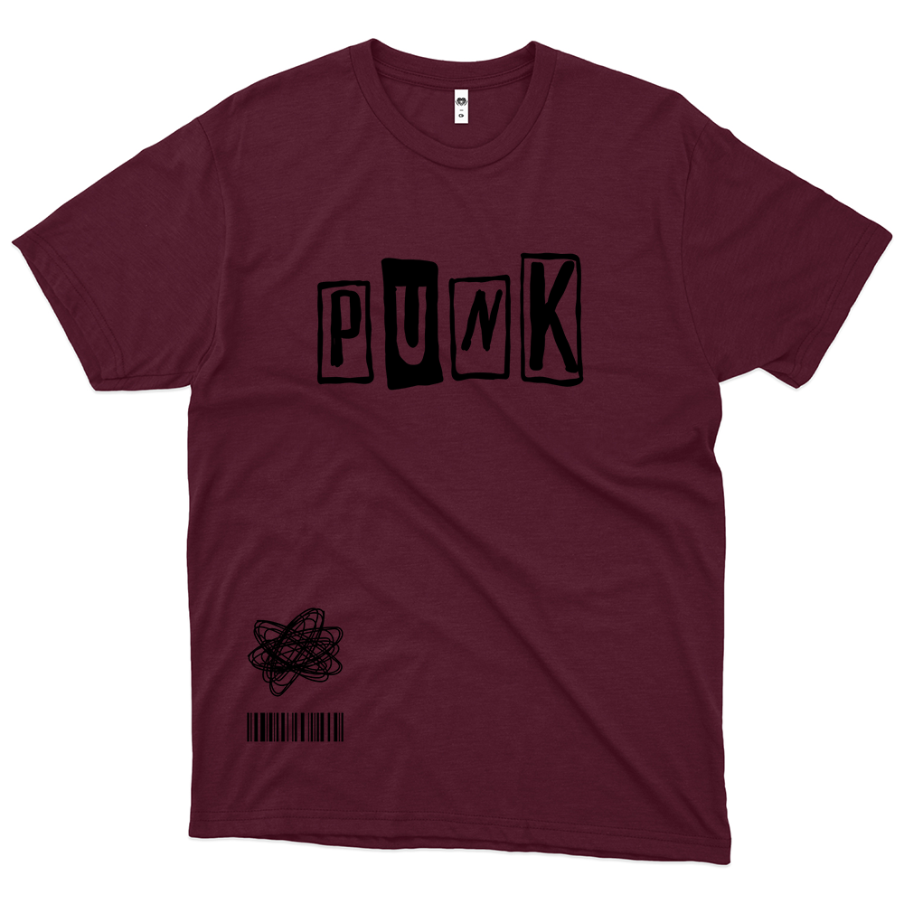 Heart (Camiseta Bordô) - Punk
