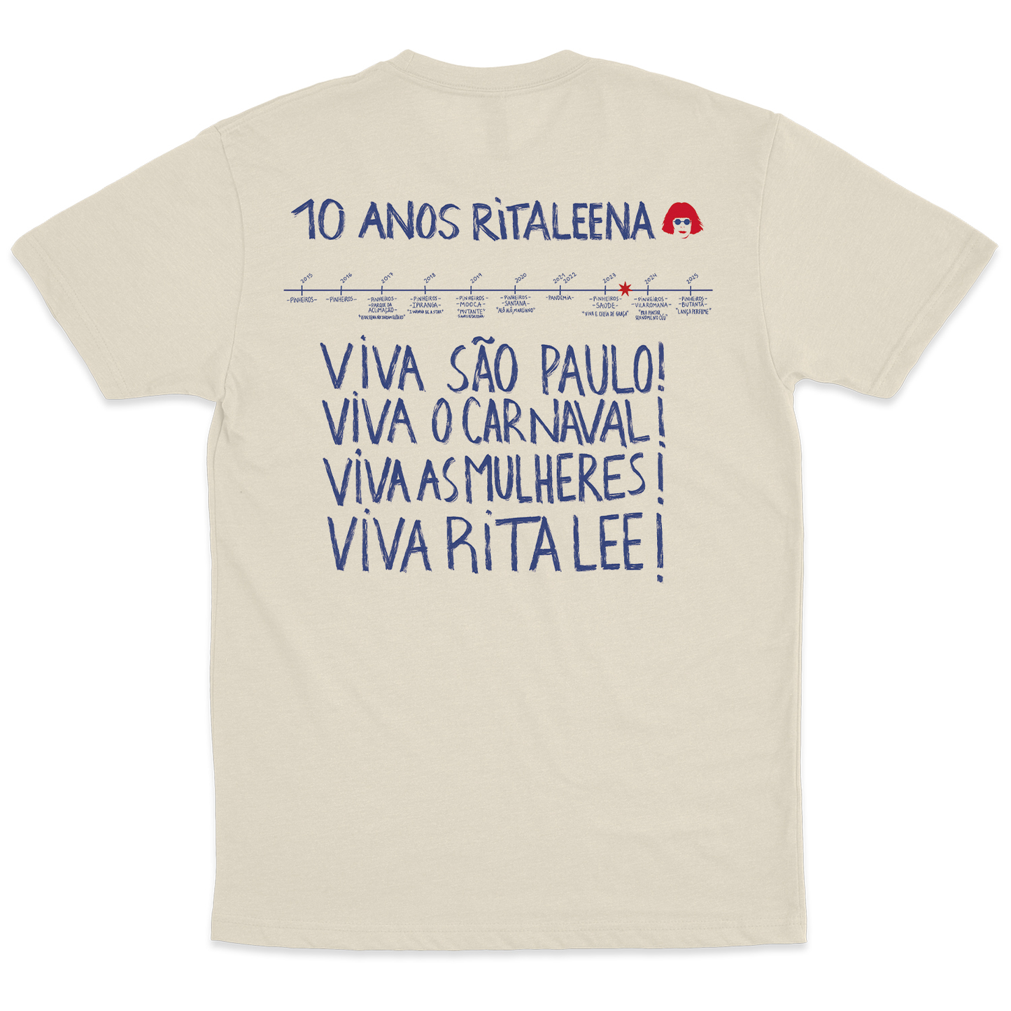 Ritaleena (Camiseta Off-whte) - 10 anos
