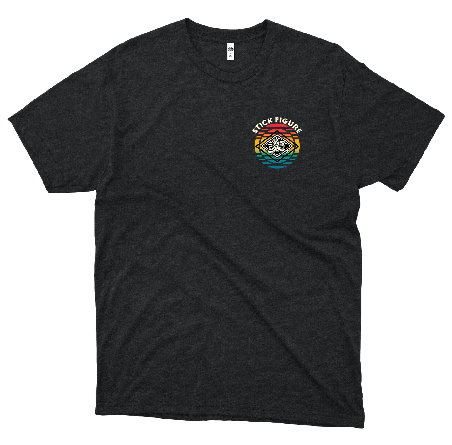 Stick Figure (Camiseta Preta) - Ocean