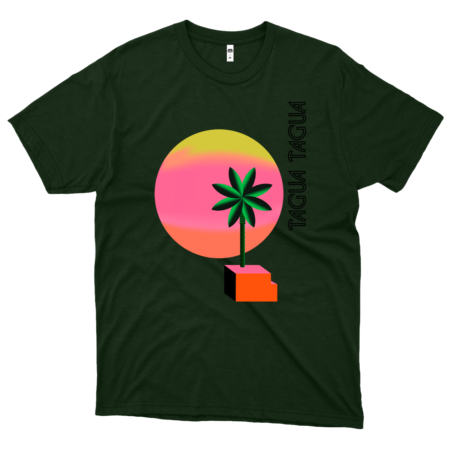 Tagua Tagua (Camiseta Verde Floresta) - Coqueiro