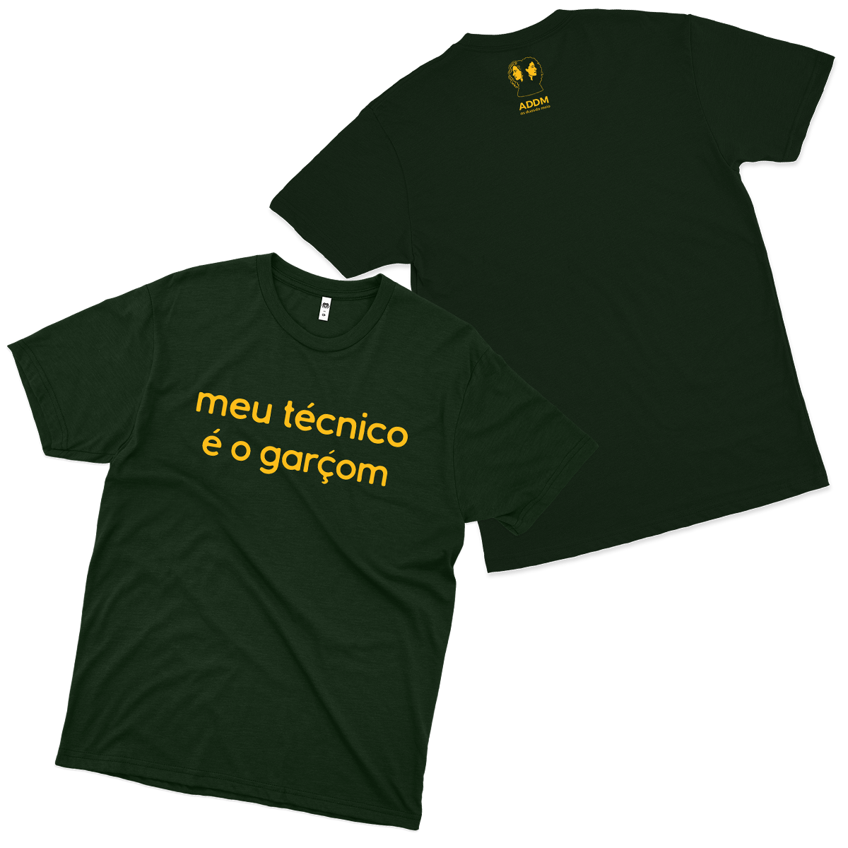 ADDM (Camiseta Verde Floresta) - Técnico Garçom