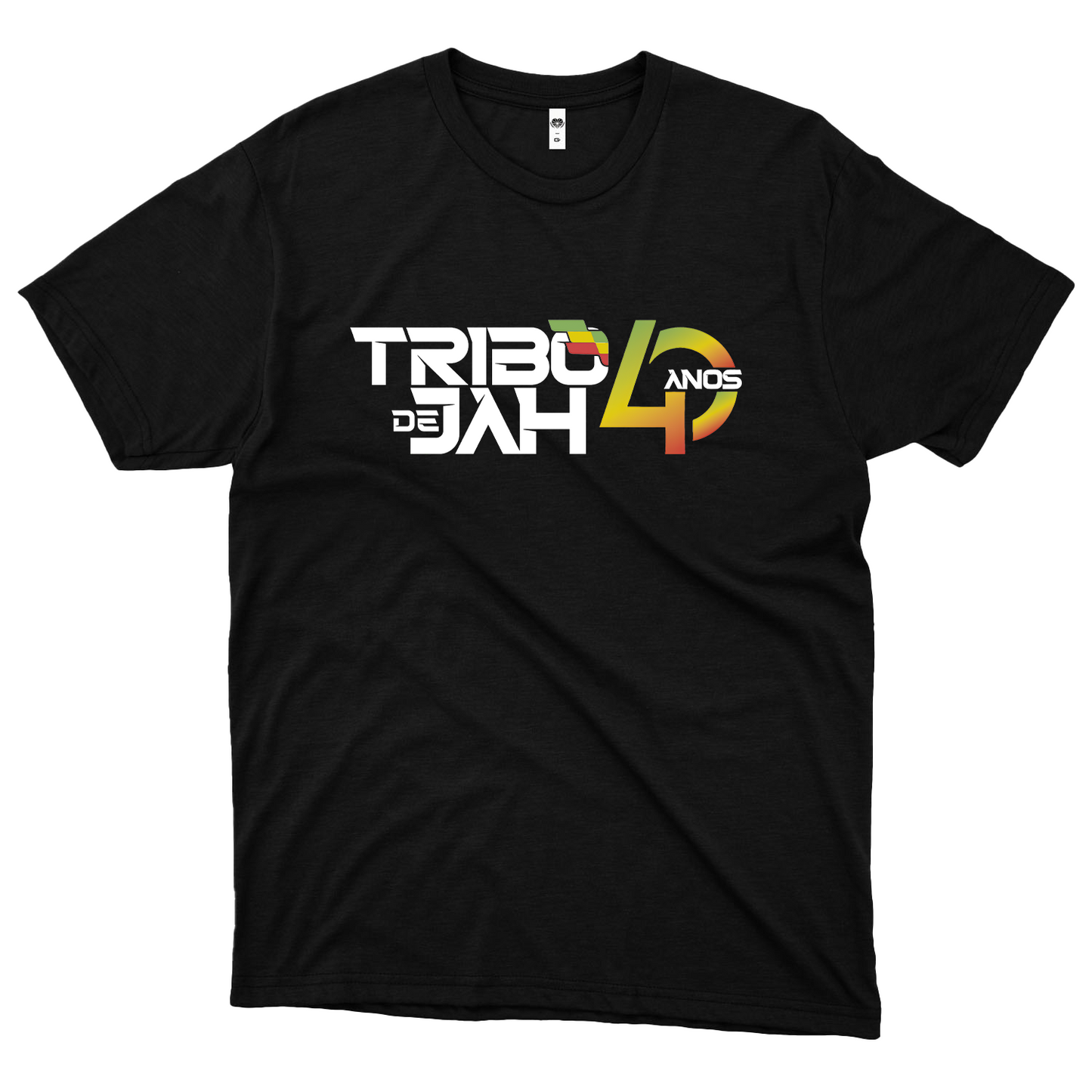 Tribo de Jah (Camiseta Preta) - 40 anos