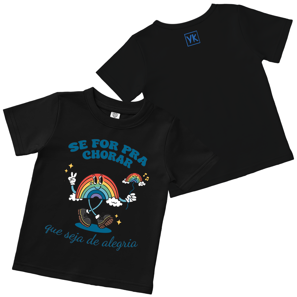Vitor Kley (Camiseta Infantil Preta) - Arco Irís