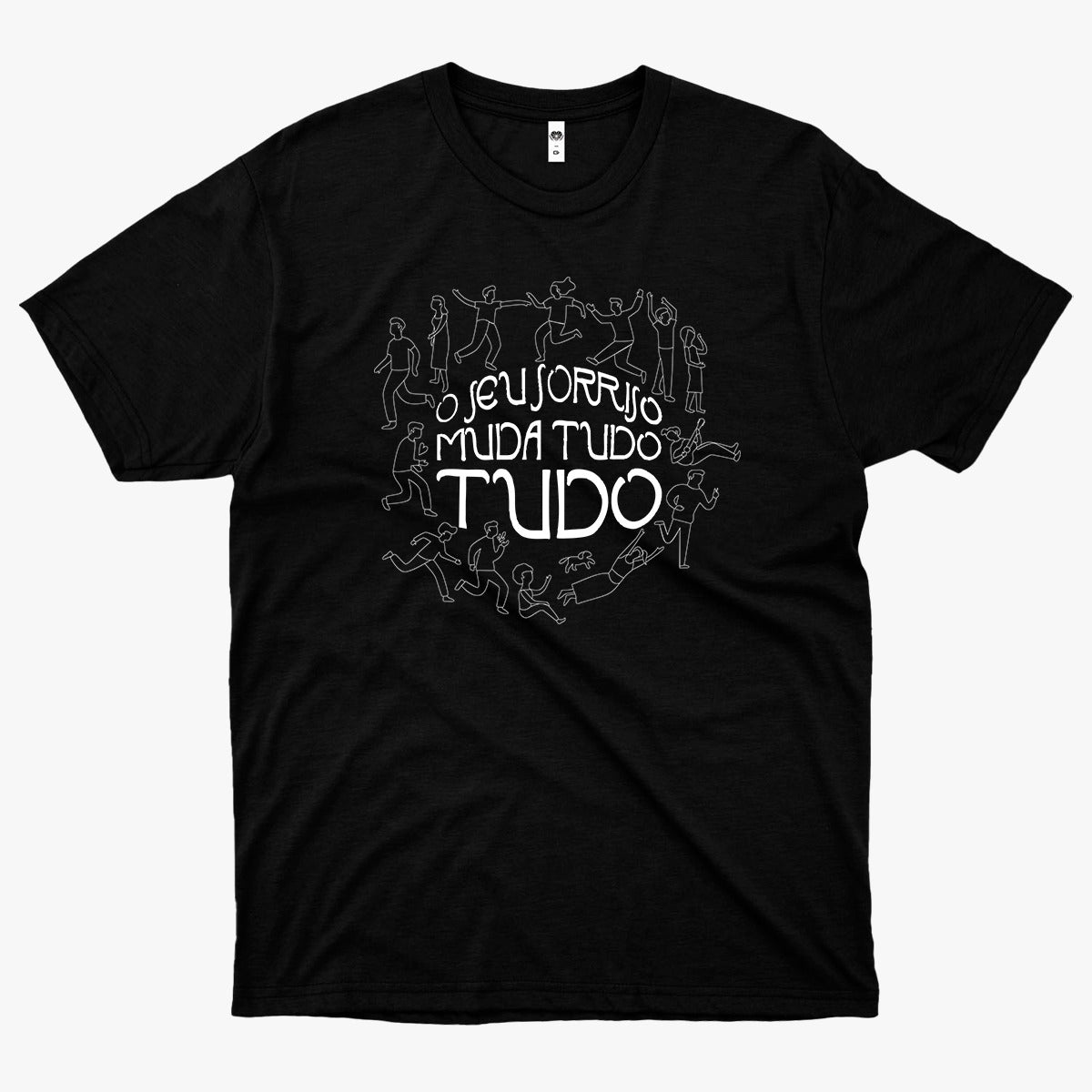 Dani Black (Camiseta Preta) -Seu Sorrisso Muda Tudo