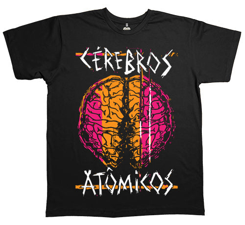 BNegão (Camiseta) - Cérebros Atômicos (Colorida)