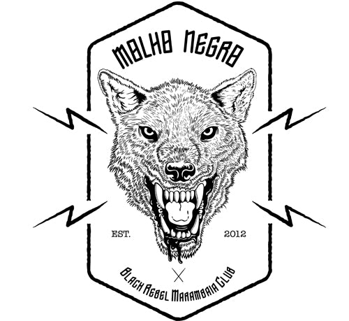 Molho Negro (Moletom Zíper) - Black Rebel Marambaia Club
