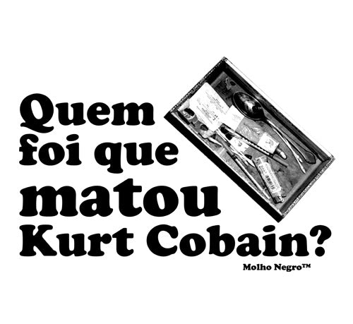 Molho Negro (Camiseta) - Fã do Nirvana