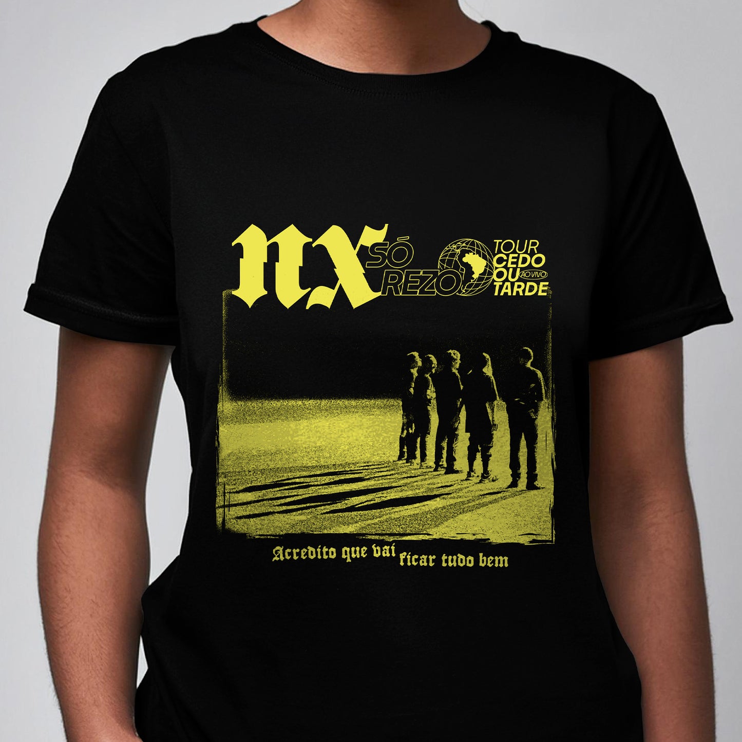 NX Zero (Camiseta) - Só Rezo - Tour Cedo ou Tarde