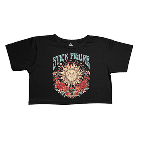 Stick Figure (Cropped Preto) - Sunflower