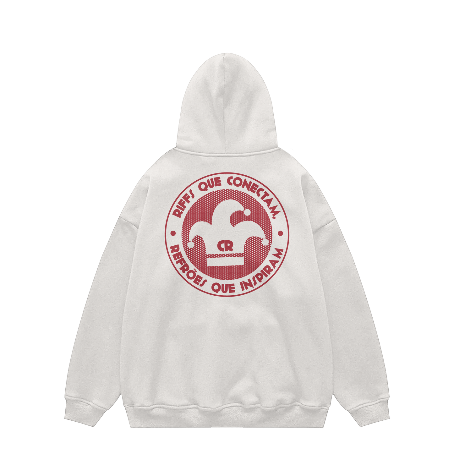 Curinga Roque (Moletom Branco) - Riffs Que Conectam