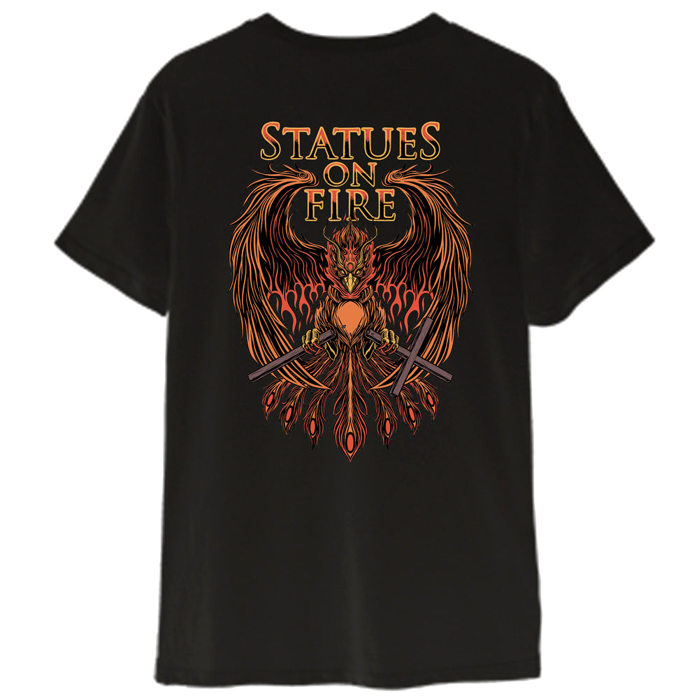 Statues on fire (Camiseta) - IV