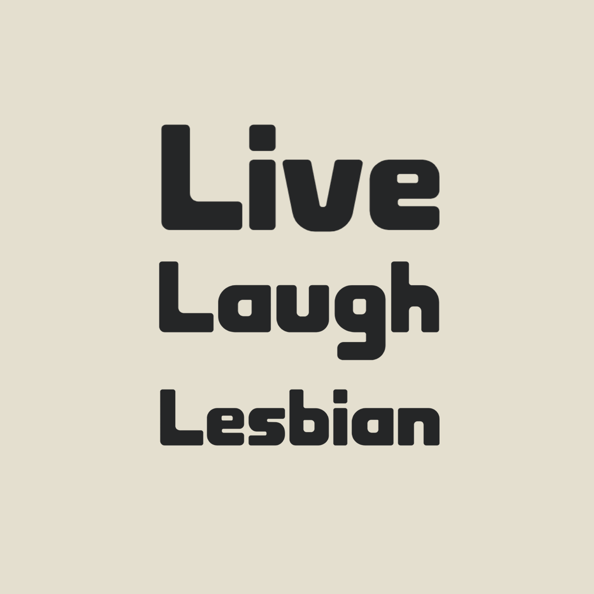 Heart (Camiseta) - Live Laugh Lesbian