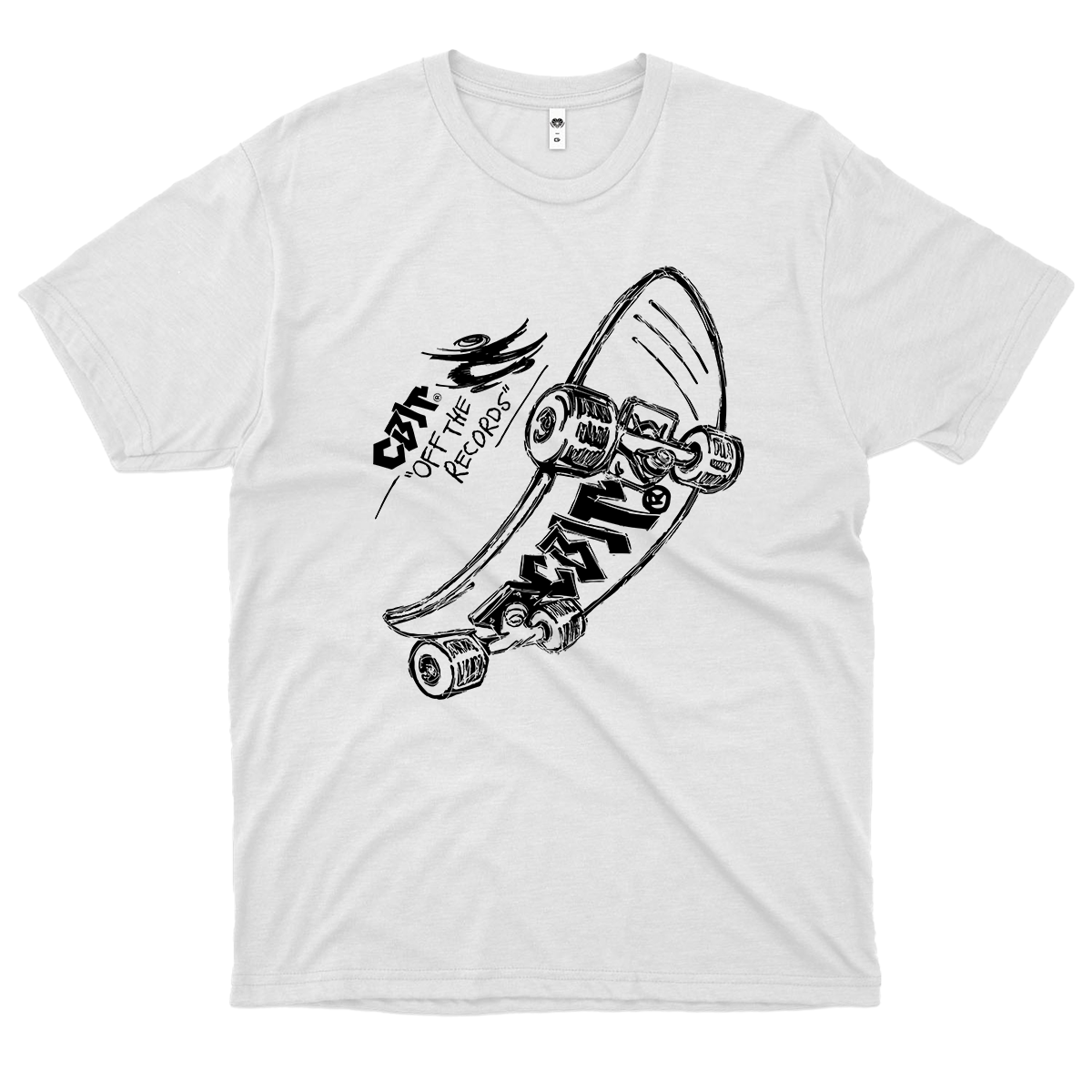 Charlie Brown Jr  (Camiseta Branca) - Skate