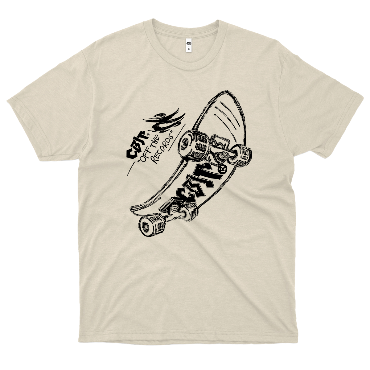 Charlie Brown Jr (Camiseta Off White) -Skate